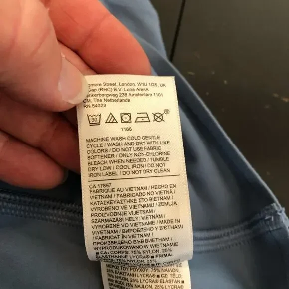 Athleta On My Way blue racerback sleeveless athletic dress size Extra Large XL - Picture 9 of 15